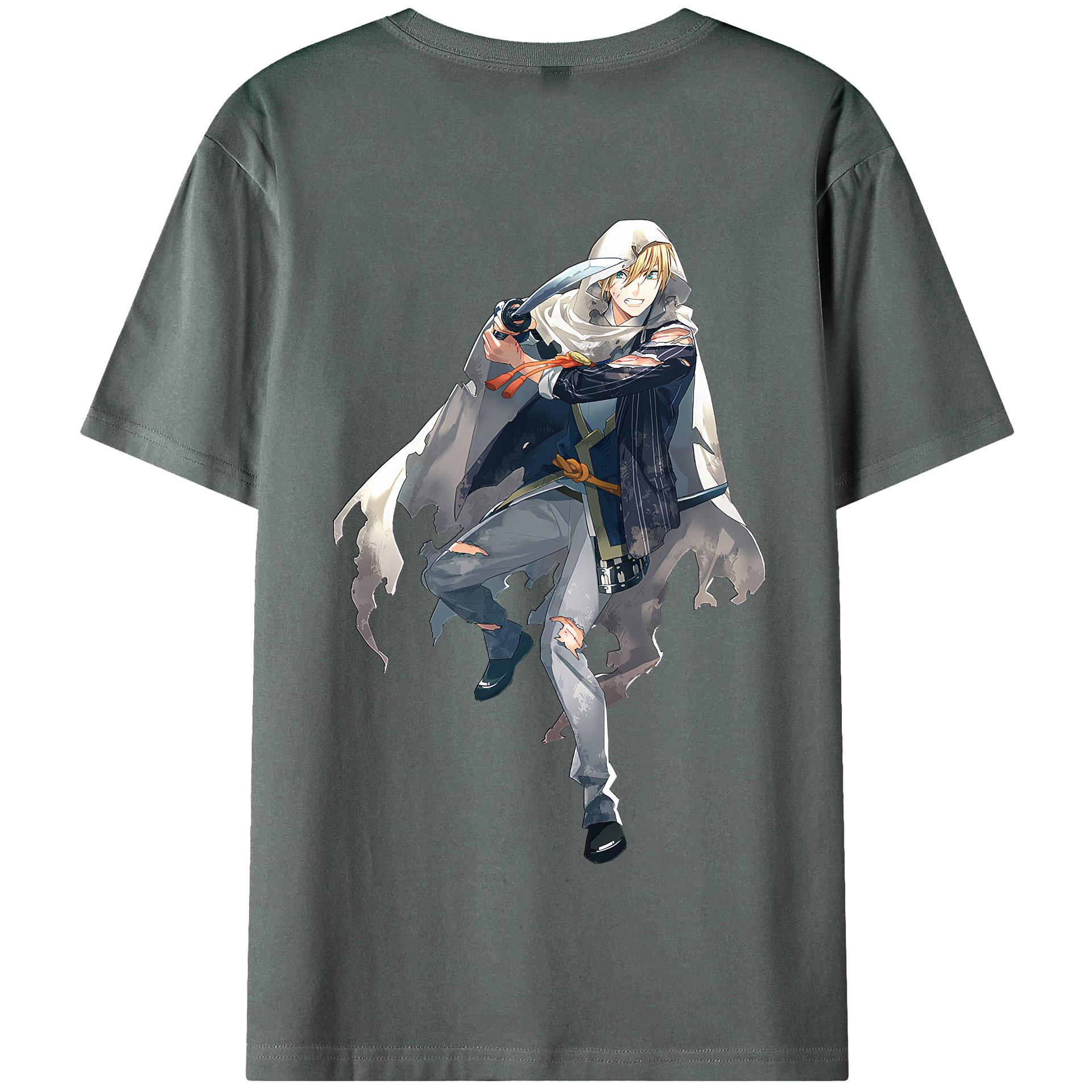 （画像用） 刀剣乱舞 Touken Ranbu 綿100％半袖Tシャツ（背面プリント）